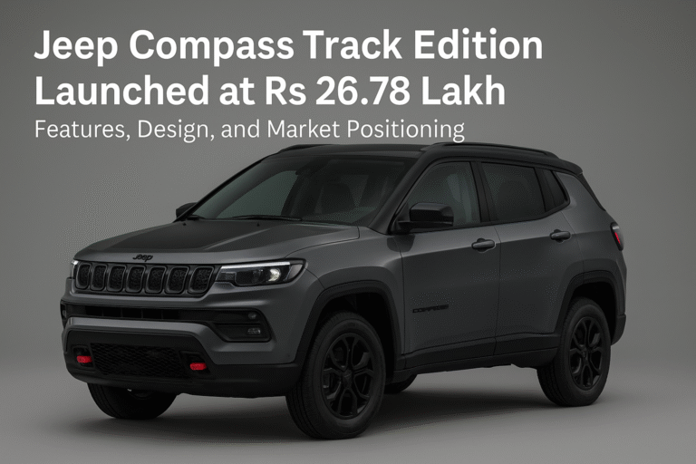 Jeep Compass Track Edition Launched
