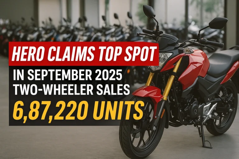 Hero Claims Top Spot in September 2025