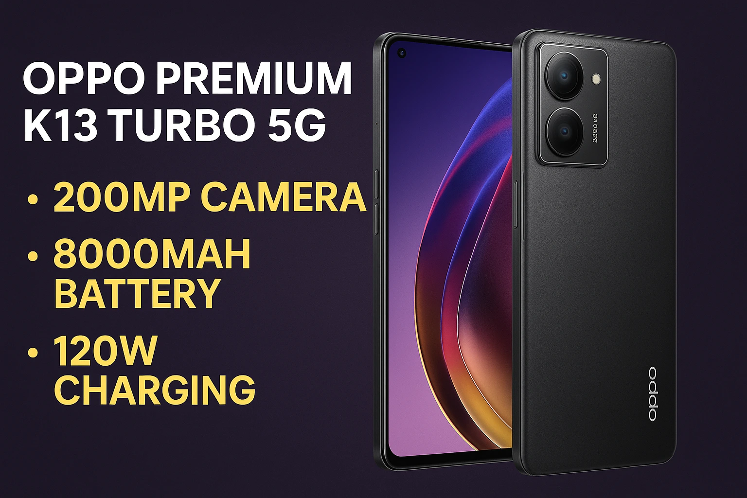 Oppo Premium K13 Turbo 5G