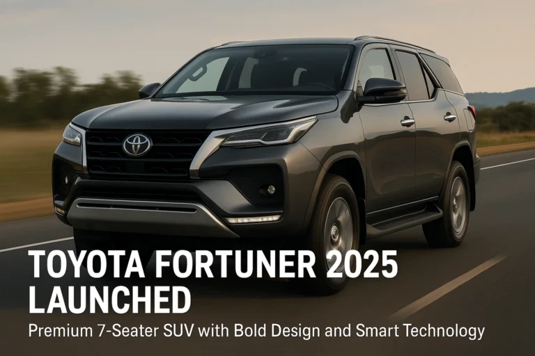 Toyota Fortuner 2025 Launched in India